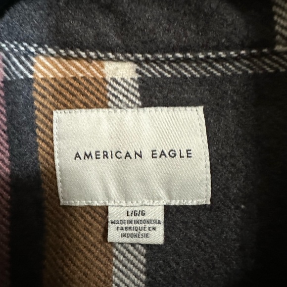 AE Oversized Plaid Flannel Shirt - Picture 5 of 5